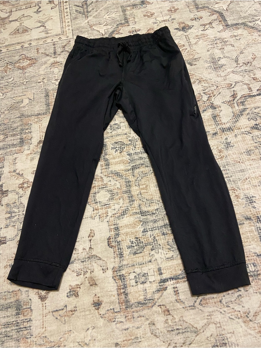 Boy Youth Black Performance Jogger Pants